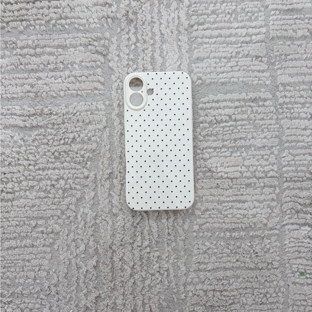 White Polka Dot Phone Case